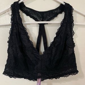NWOT savage x fenty black lace bra